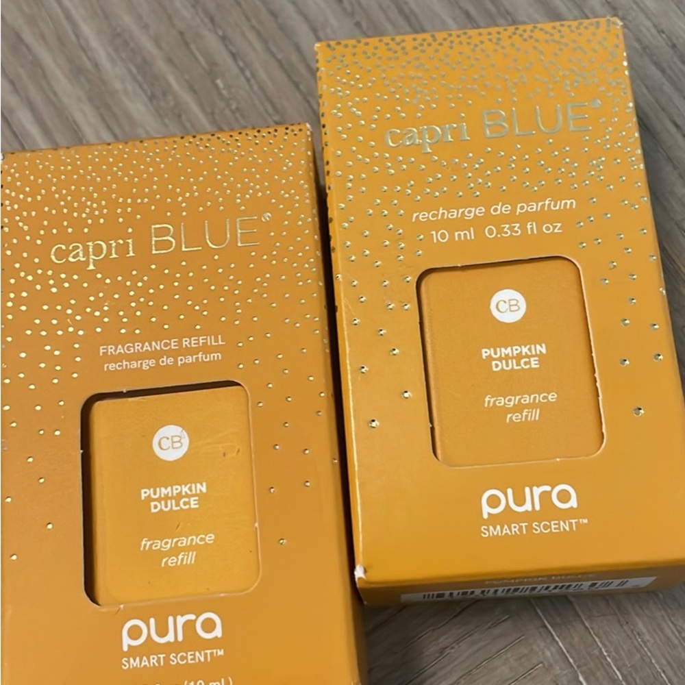 Pura Capri Blue Pumpkin Dulce Fragrance Refill - Orange Packaging